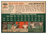 1954 Topps Baseball #040 Mel Parnell Red Sox EX-MT 456062