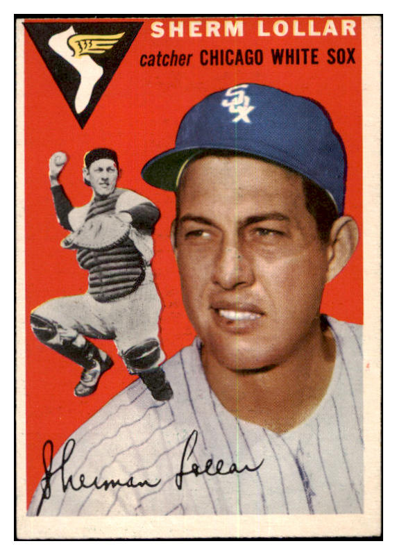 1954 Topps Baseball #039 Sherm Lollar White Sox EX-MT 456065