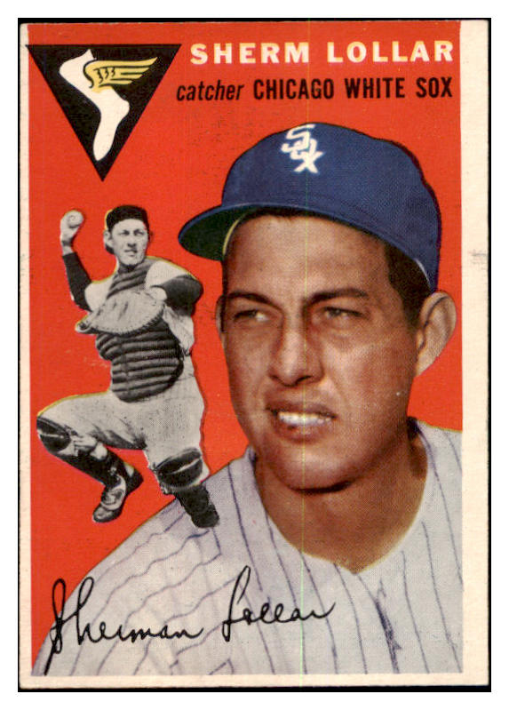 1954 Topps Baseball #039 Sherm Lollar White Sox EX-MT 456067