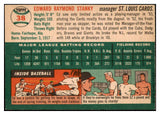 1954 Topps Baseball #038 Eddie Stanky Cardinals EX-MT 456072