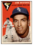 1954 Topps Baseball #034 Jim Rivera White Sox EX-MT 456074