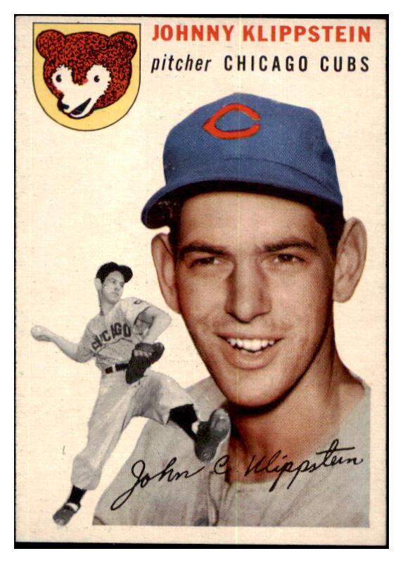 1954 Topps Baseball #031 Johnny Klippstein Cubs EX-MT 456080