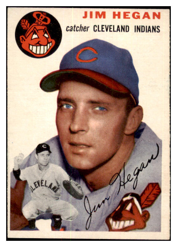 1954 Topps Baseball #029 Jim Hegan Indians EX-MT 456082