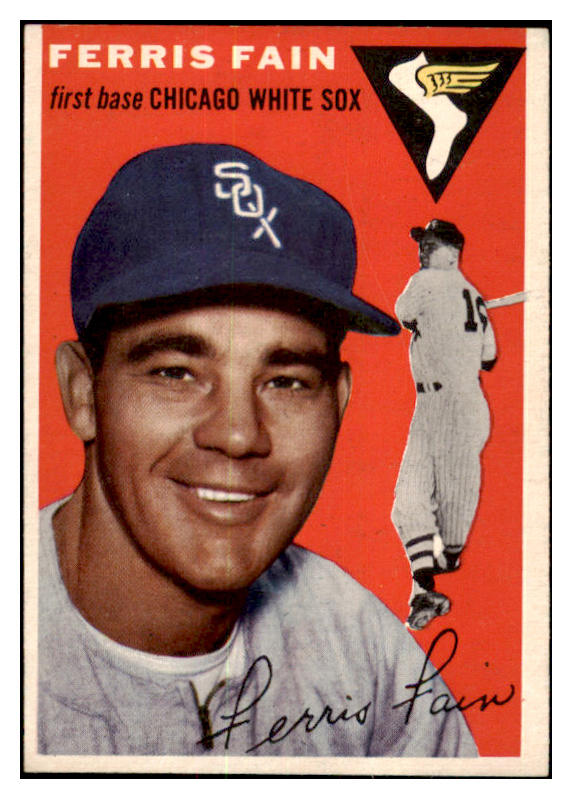 1954 Topps Baseball #027 Ferris Fain White Sox NR-MT 456086