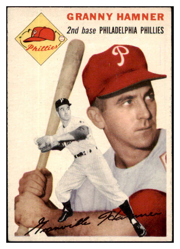1954 Topps Baseball #024 Granny Hamner Phillies EX-MT 456091