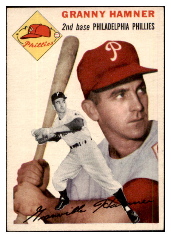 1954 Topps Baseball #024 Granny Hamner Phillies EX-MT 456092