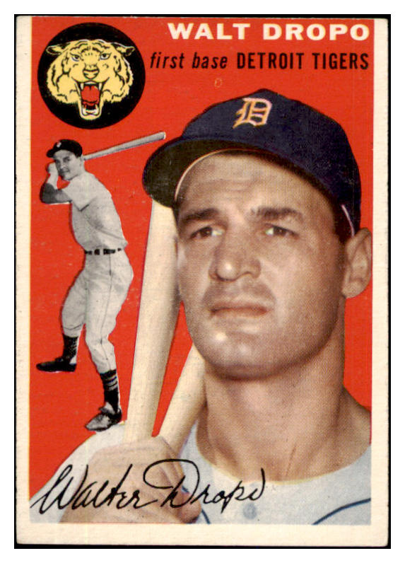 1954 Topps Baseball #018 Walt Dropo Tigers EX-MT 456100