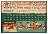 1954 Topps Baseball #012 Del Crandall Braves NR-MT 456101