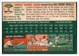 1954 Topps Baseball #008 Bobby Young Orioles EX-MT 456106