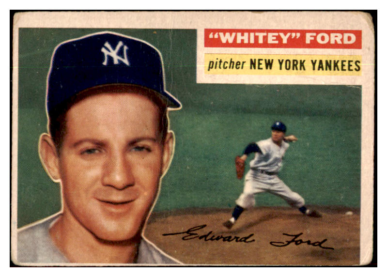 1956 Topps Baseball #240 Whitey Ford Yankees FR-GD 456128