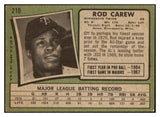 1971 Topps Baseball #210 Rod Carew Twins VG-EX 456169