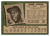 1971 Topps Baseball #400 Hank Aaron Braves VG 456174