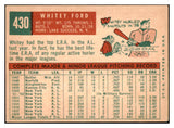 1959 Topps Baseball #430 Whitey Ford Yankees EX+/EX-MT 456178