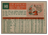 1959 Topps Baseball #149 Jim Bunning Tigers EX-MT 456181