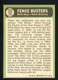 1967 Topps Baseball #423 Willie Mays Willie McCovey EX-MT 456231