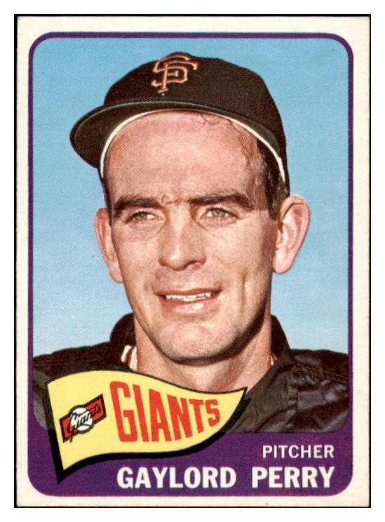 1965 Topps Baseball #193 Gaylord Perry Giants EX-MT 456244