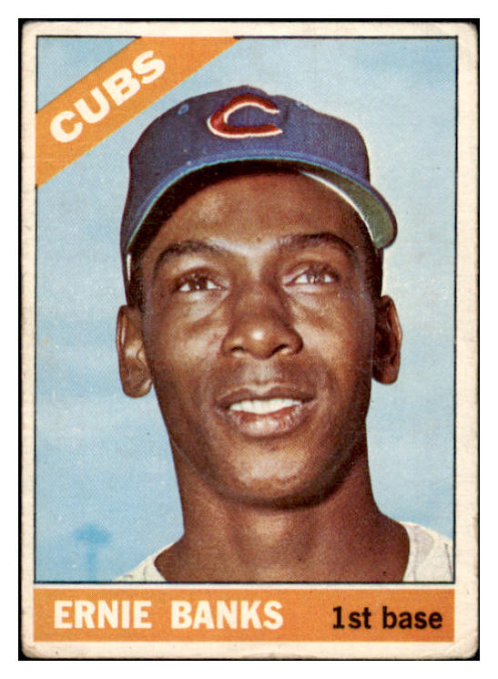 1966 Topps Baseball #110 Ernie Banks Cubs Good 456250
