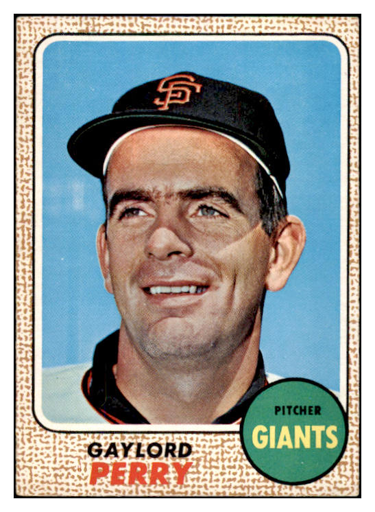 1968 Topps Baseball #085 Gaylord Perry Giants EX-MT 456255