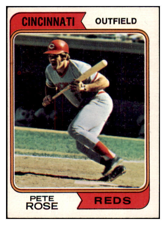 1974 Topps Baseball #300 Pete Rose Reds EX-MT 456276