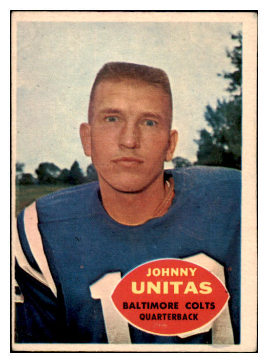 1960 Topps Football #001 John Unitas Colts VG-EX 456292