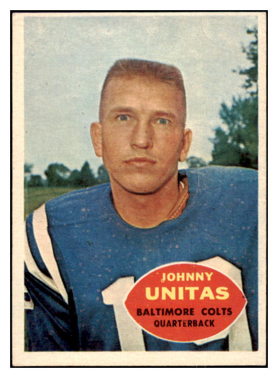1960 Topps Football #001 John Unitas Colts EX-MT 456293
