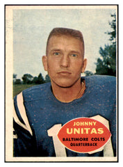 1960 Topps Football #001 John Unitas Colts VG-EX 456298