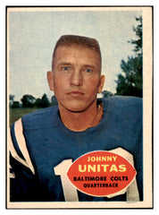 1960 Topps Football #001 John Unitas Colts EX-MT 456299