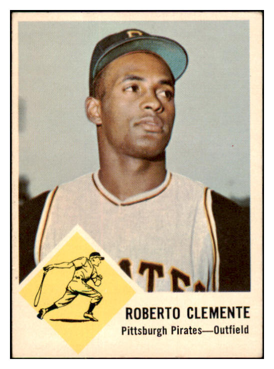 1963 Fleer Baseball #056 Roberto Clemente Pirates EX+/EX-MT 456304
