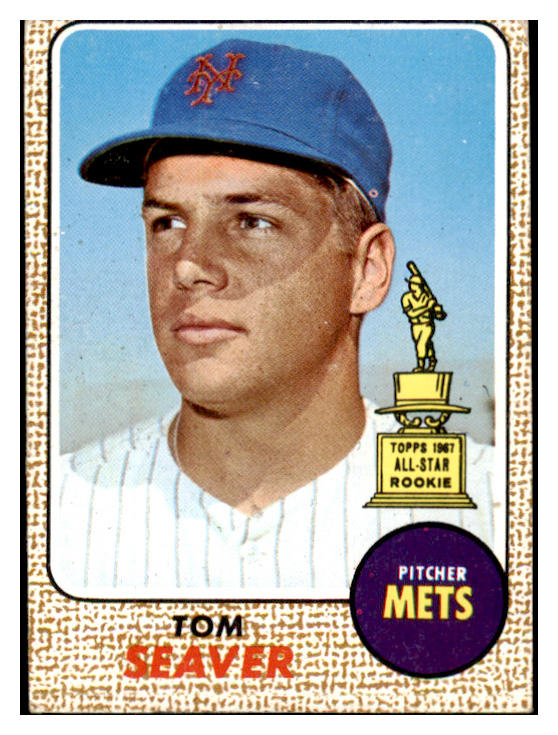 1968 Topps Baseball #045 Tom Seaver Mets VG-EX 456317