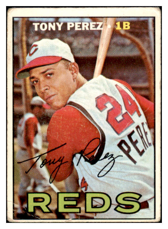 1967 Topps Baseball #476 Tony Perez Reds Good 456330