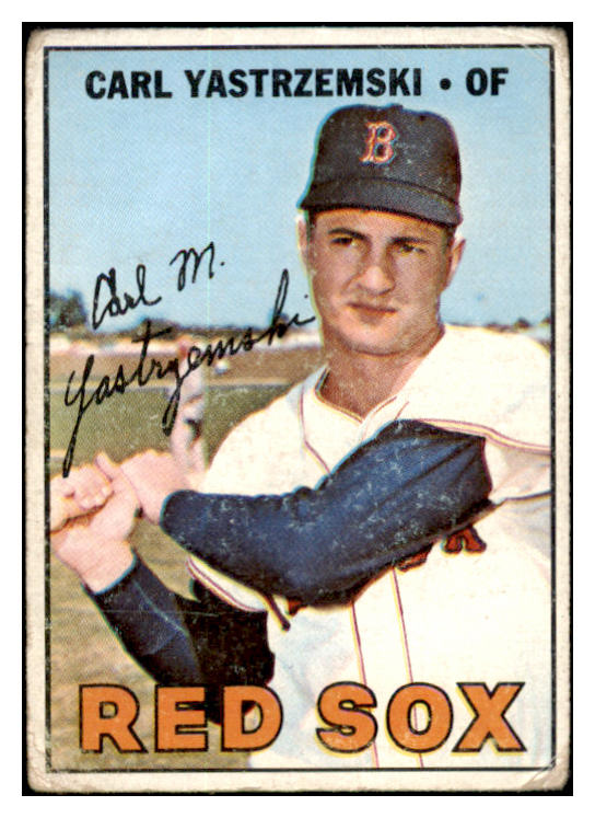 1967 Topps Baseball #355 Carl Yastrzemski Red Sox Good 456333