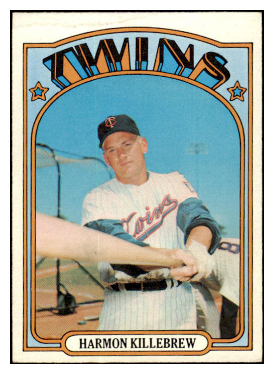 1972 Topps Baseball #051 Harmon Killebrew Twins EX-MT/NR-MT 456341