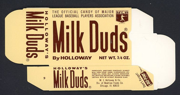 1971 Milk Duds #009 Sam McDowell Indians NR-MT Complete Box 456413