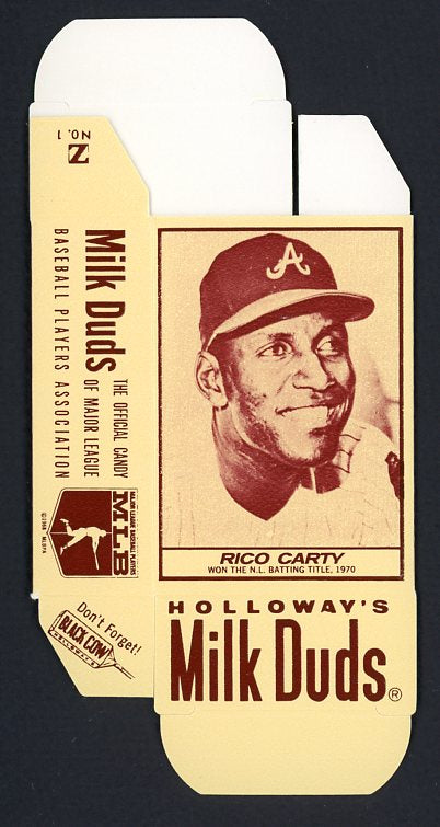 1971 Milk Duds #002 Rico Carty Braves EX-MT Complete Box 456424