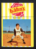 1968 Kahns Baseball Bill Mazeroski Pirates NR-MT 456449