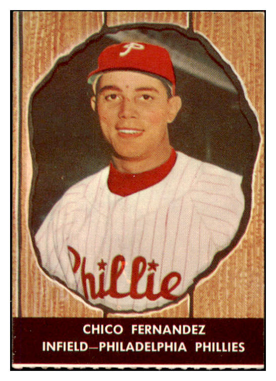 1958 Hires #016 Chico Fernandez Phillies NR-MT No Tab 456561