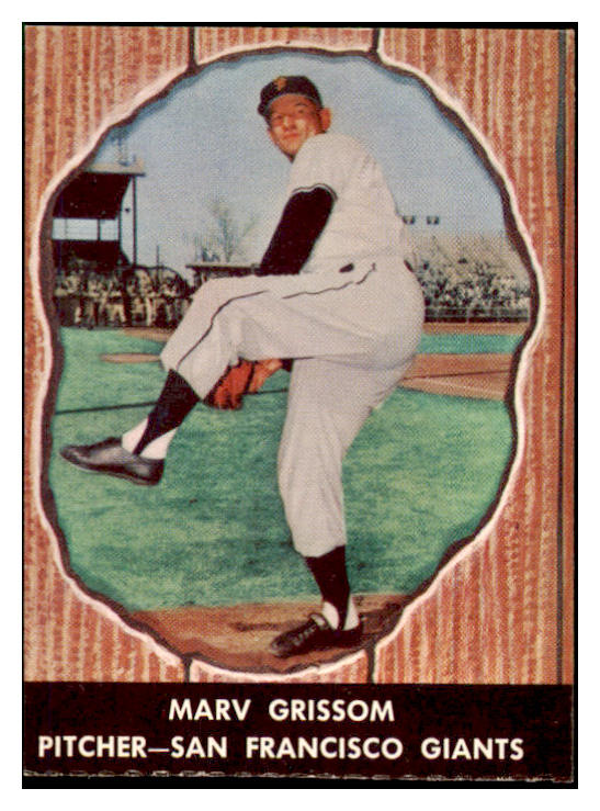 1958 Hires #064 Marv Grissom Giants NR-MT No Tab 456571