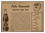1958 Hires #038 Pete Runnels Red Sox EX-MT No Tab 456579