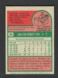 1975 Topps Mini Baseball #080 Carlton Fisk Red Sox EX-MT 456612