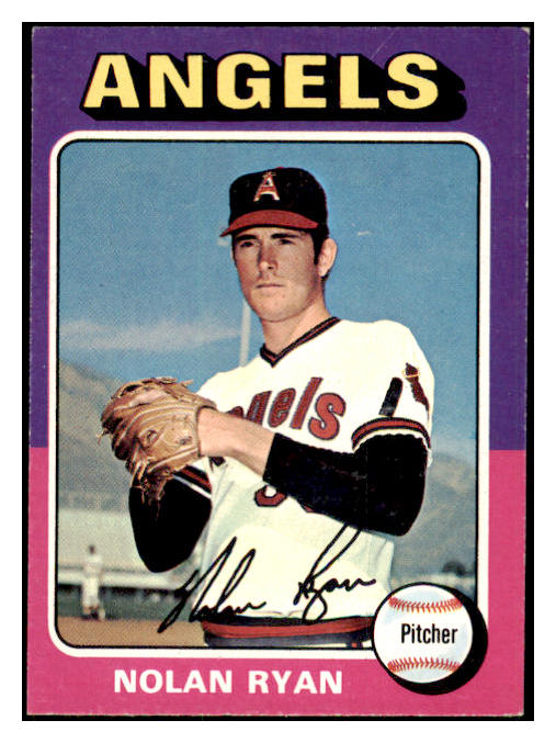 1975 Topps Mini Baseball #500 Nolan Ryan Angels EX+/EX-MT 456624