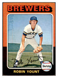 1975 Topps Mini Baseball #223 Robin Yount Brewers EX 456651
