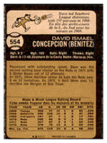 1973 O Pee Chee Baseball #554 Dave Concepcion Reds NR-MT 456717