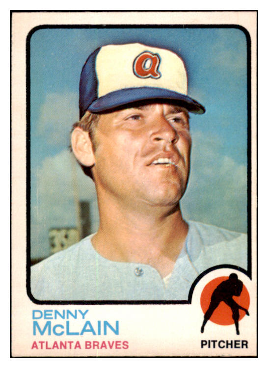 1973 O Pee Chee Baseball #630 Denny McLain Braves NR-MT 456721