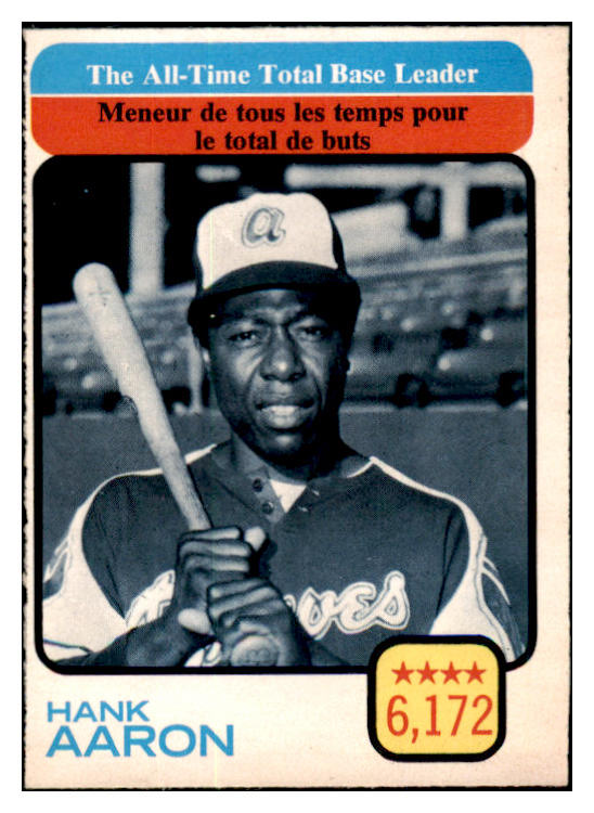 1973 O Pee Chee Baseball #473 Hank Aaron ATL Braves NR-MT oc 456728