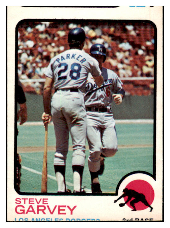 1973 O Pee Chee Baseball #213 Steve Garvey Dodgers VG-EX mc 456733