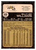 1973 O Pee Chee Baseball #200 Billy Williams Cubs NR-MT 456768