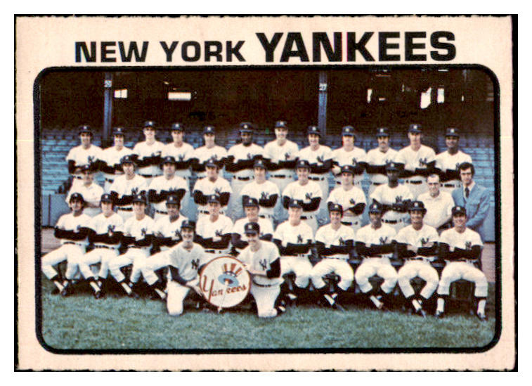 1973 O Pee Chee Baseball #556 New York Yankees Team NR-MT 456770