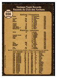 1973 O Pee Chee Baseball #556 New York Yankees Team NR-MT 456770