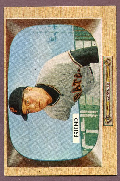 1955 Bowman Baseball #057 Bob Friend Pirates NR-MT 456824