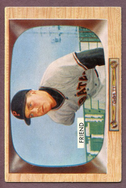 1955 Bowman Baseball #057 Bob Friend Pirates EX 456826